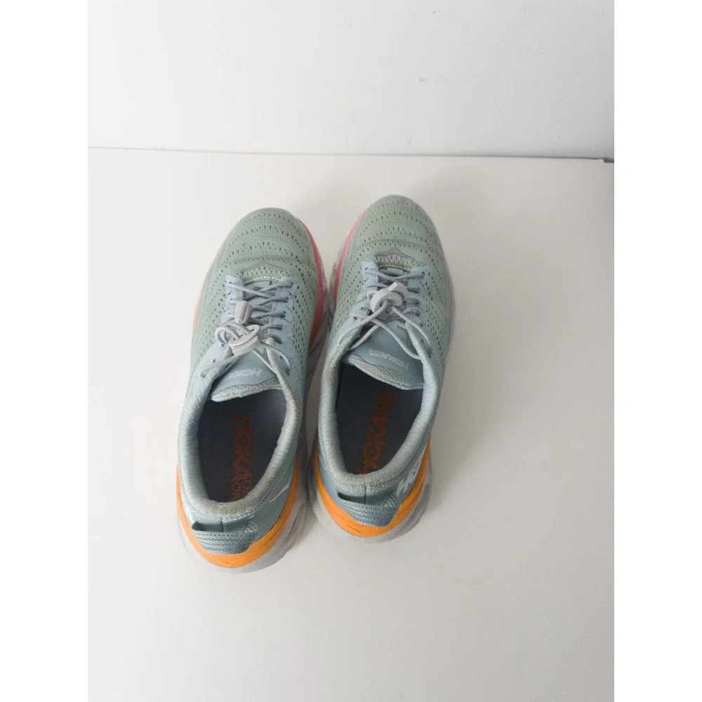 Hoka Arahi 4 Teal Green Shoes Womens‎ US 9 Running Sneakers Drawstring